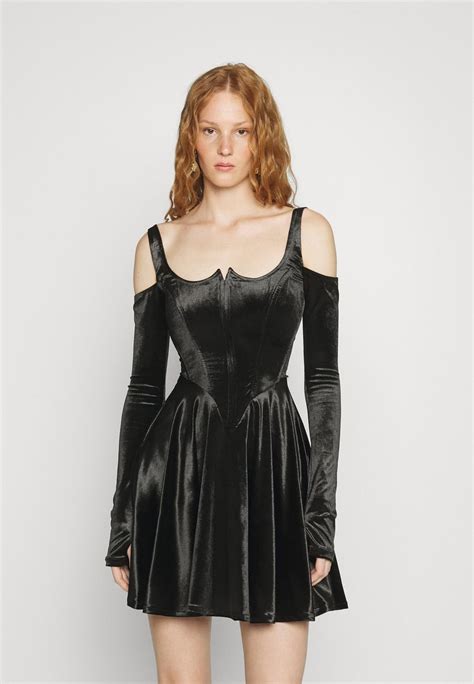 versace jeans couture kleid schwarz